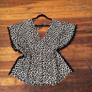 Swimsuit coverup/ blouse.